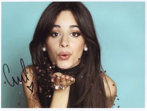 Autographed Music Photos - Camila Cabello - Limited Edition Print / 5